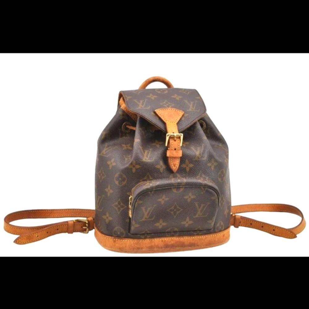 Authentic Louis Vuitton Monogram Montsouris PM Backpack LV EXELLENT CONDITION!